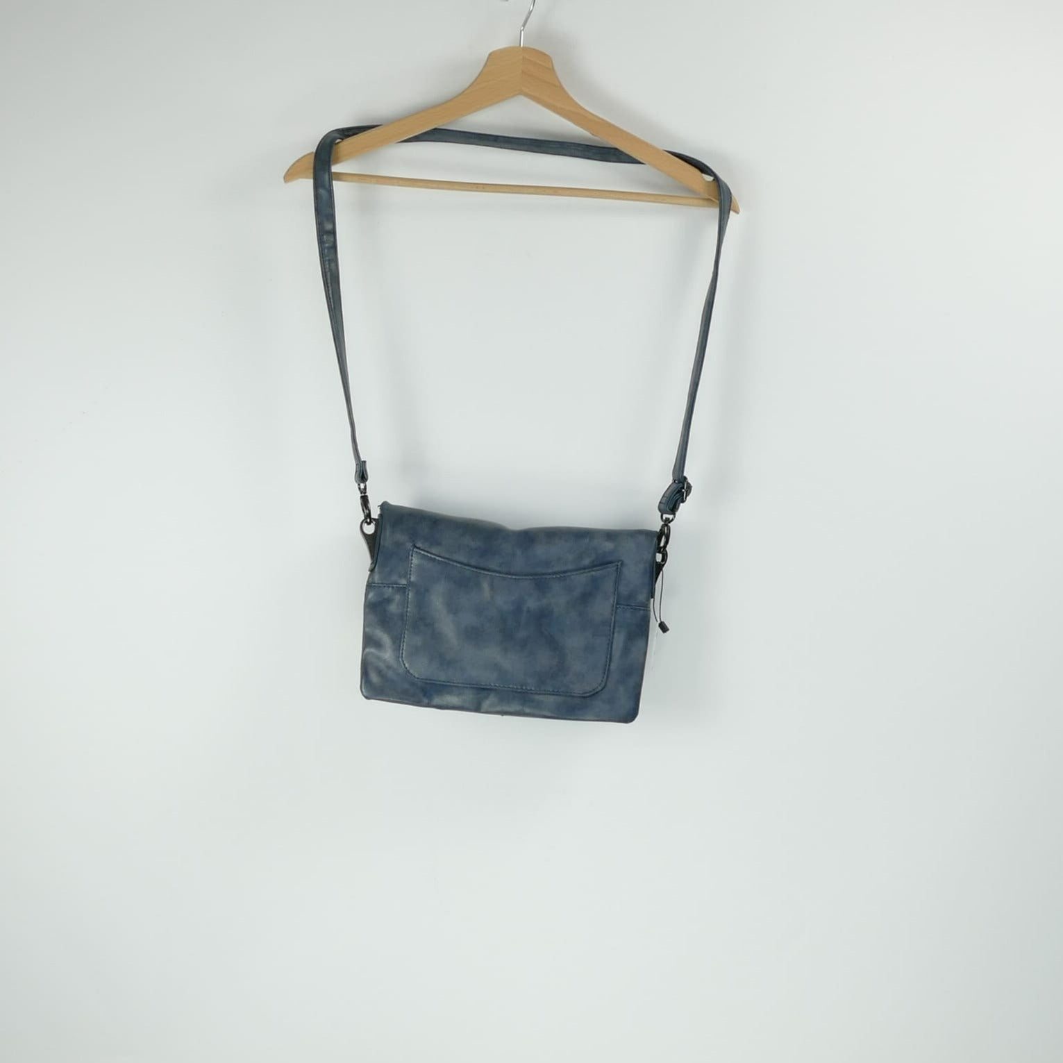 Blau-graue Damen Handtasche, NAF NAF