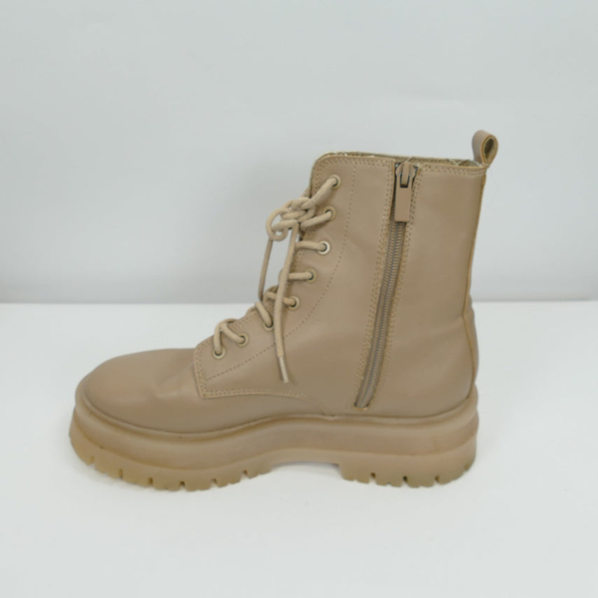 Beige Boots, Gr. 37, Stradivarius